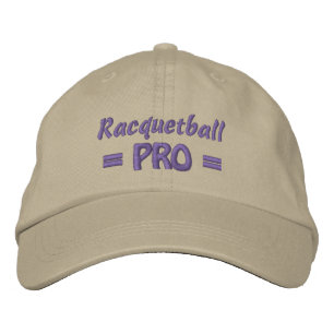 Gorra Bordada Tapón Racquetball PRO
