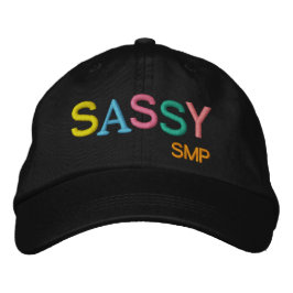 Gorra Bordada Tapón SASSY por SRF
