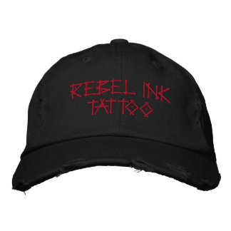 GORRA BORDADA TATUAJE DE LA TINTA DE REBELO