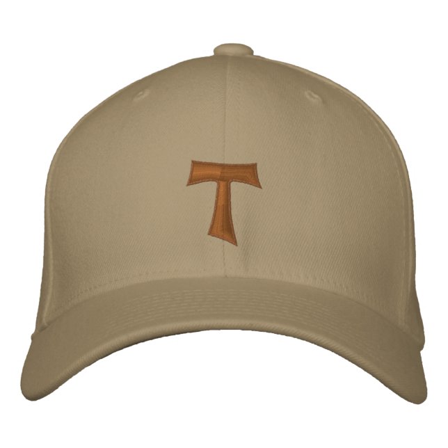 Gorra Bordada TAU franciscan Cross - TAU francescana (Anverso)