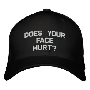 Gorra Bordada ¿Te Duele La Cara?