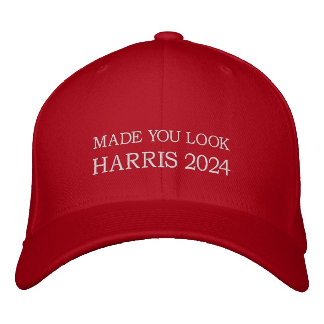 Gorra Bordada Te hizo mirar. Harris 2024. (Anverso)