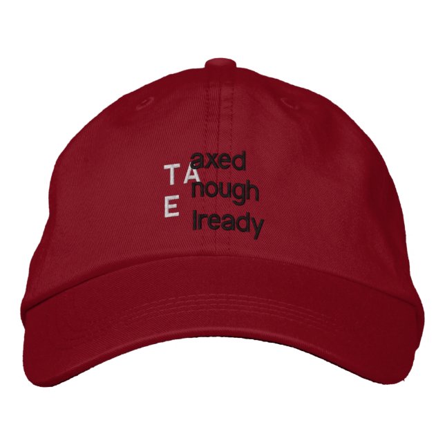 Gorra Bordada TEA d (Anverso)