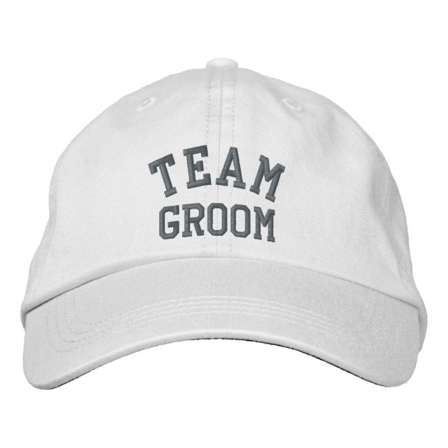 Gorra Bordada Team Groom (Anverso)