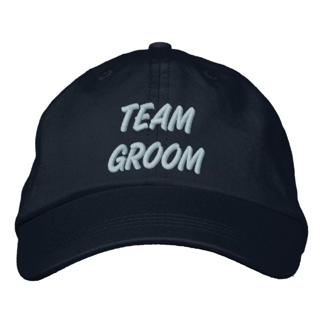 Gorra Bordada Team Groom (Anverso)