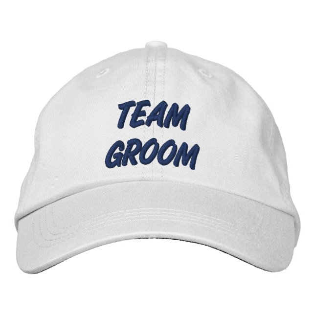 Gorra Bordada Team Groom (Anverso)