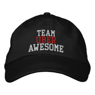 Gorra Bordada Team Uber increíble