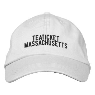 Gorra Bordada Teaticket sombrero de Massachusetts
