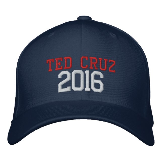 Gorra Bordada Ted Cruz Presidente 2016 (Anverso)