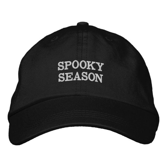 Gorra Bordada Temporada espeluznante (Anverso)