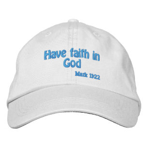 Gorra Bordada Tener fe en Dios