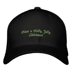 Gorra Bordada ¡Tenga una Navidad alegre y divertida! Parte delan
