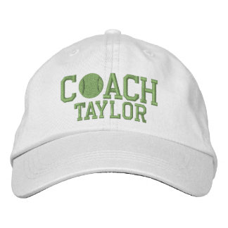Gorra Bordada Tennis Coach Personalized