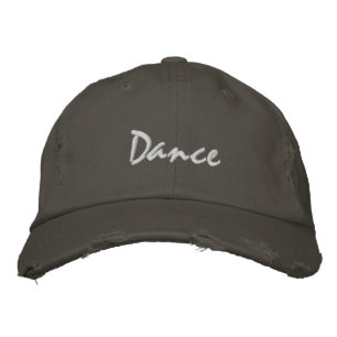 Gorra Bordada Texto de luz de danza