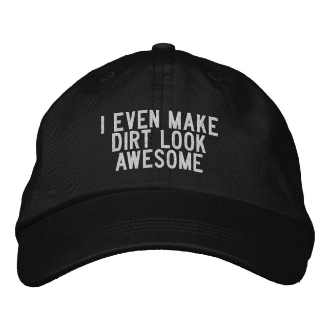 Gorra Bordada [texto de plantilla] - Personalizado (Anverso)