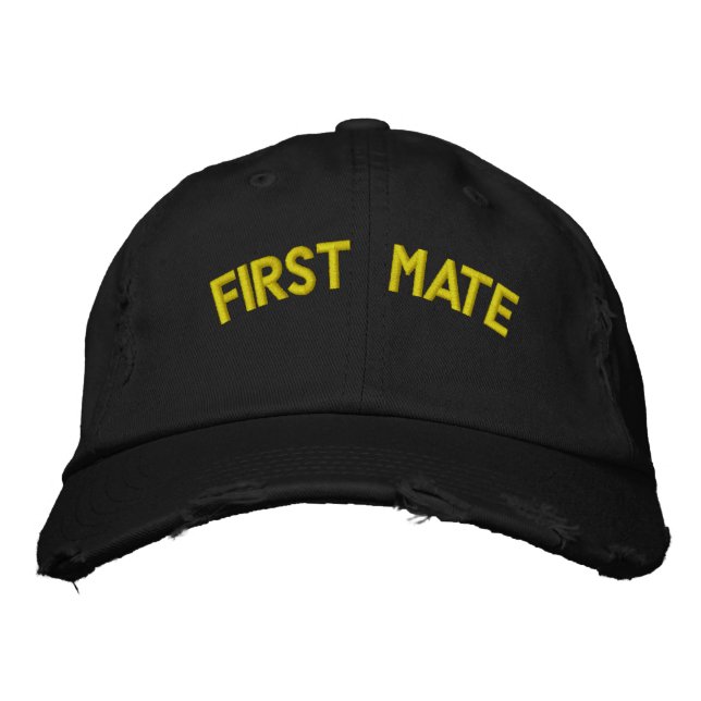 Gorra Bordada Texto del primer compañero (Anverso)