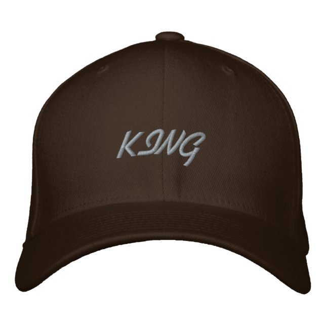 Gorra Bordada Texto del rey (Anverso)