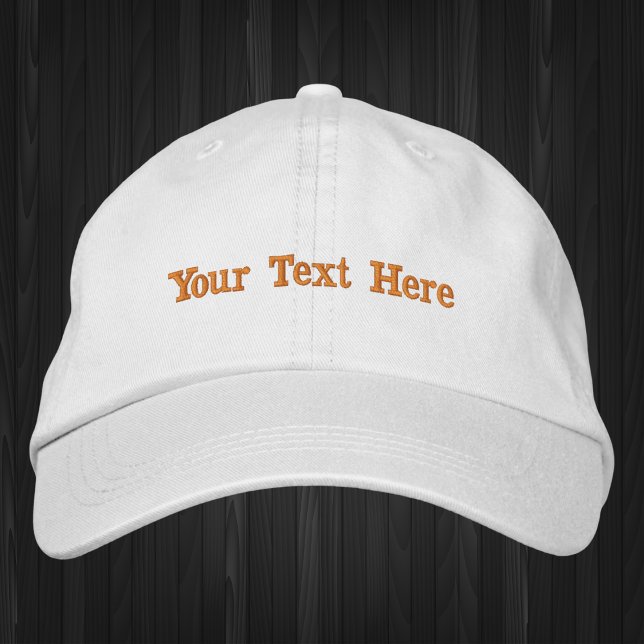 Gorra Bordada Texto minimalista del Personalizado (Subido por el creador)