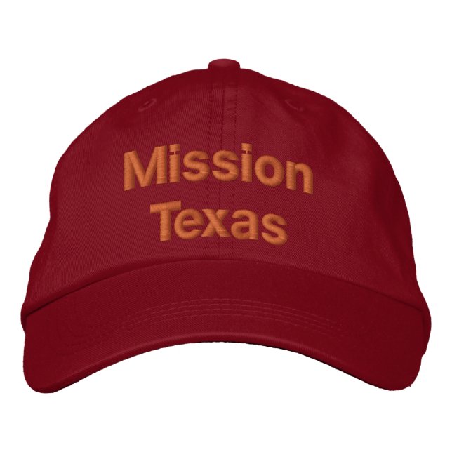 Gorra Bordada Textos de misión (Anverso)