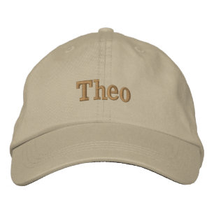Gorra Bordada "Theo" nombre de hombre bordado,