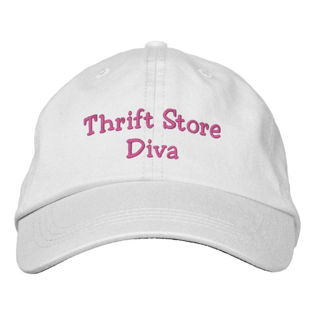 Gorra Bordada Thrift Store Diva (Anverso)