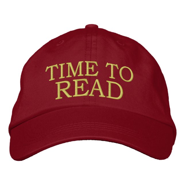 Gorra Bordada Tiempo de lectura - Cap (Anverso)