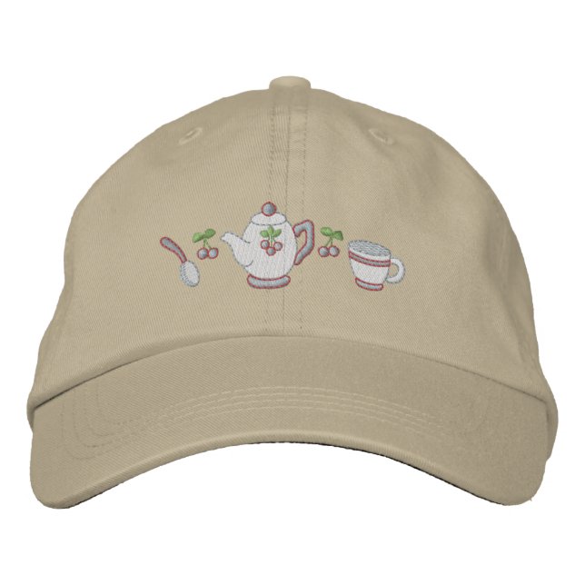 Gorra Bordada Tiempo de té (Anverso)