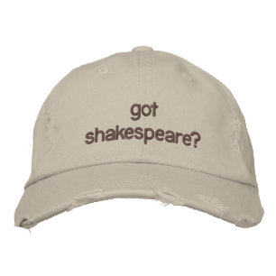 Gorra Bordada ¿tiene shakespeare?