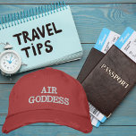 Gorra Bordada Tipografía de diosa del aire, Wanderlust, simple<br><div class="desc">Tipografía de la diosa del aire, lujuria de Wanderlust, simple gorra de béisbol bordado. Enciende tu pasión por la aventura con nuestra gorra de Wanderlust. Este elegante gorro presenta un diseño que le da la bienvenida a todos los amantes del viaje. Los Derechos De Autor Aumentan En Los Diseños De...</div>