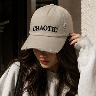 Gorra Bordada Tipografía de Energía Caótica 