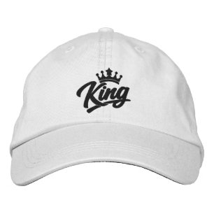 Gorra Bordada Tipografía de Rey con Corona