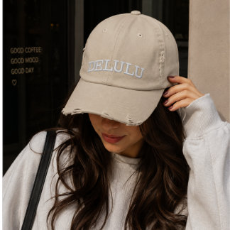 Gorra Bordada Tipografía estética Delulu