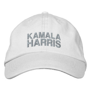 Gorra Bordada Tipografía rosa claro moderna de Kamala Harris