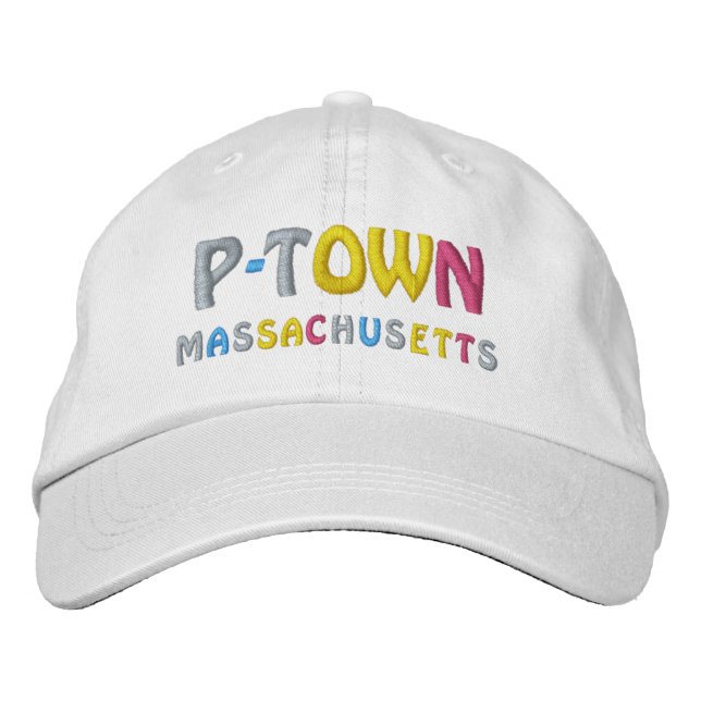 Gorra Bordada tope de P-TOWN (Anverso)
