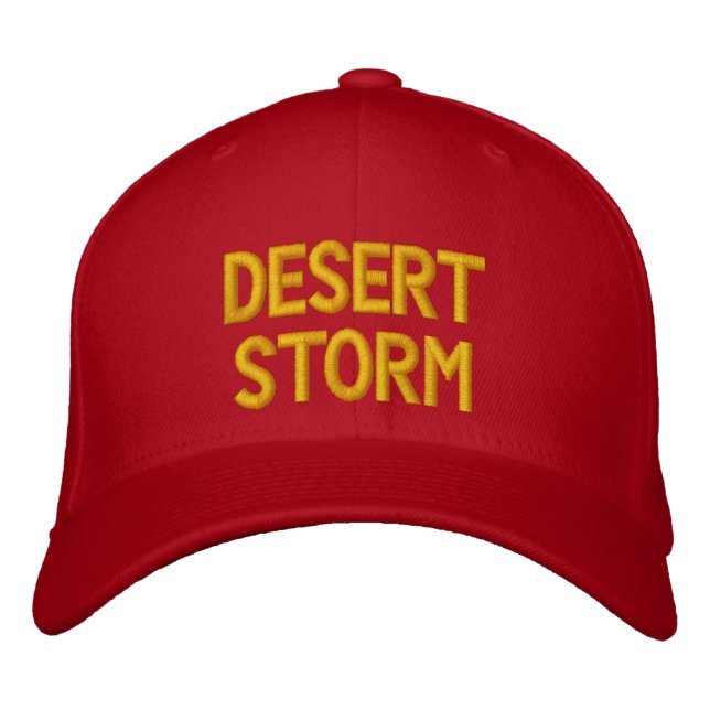 GORRA BORDADA TORMENTA DE DESERTO (Anverso)