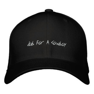 Gorra Bordada Trabajo para un vaquero