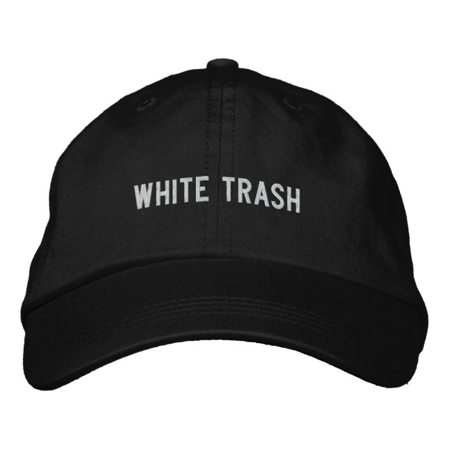 Gorra Bordada Trampa blanca (Anverso)