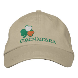 Gorra Bordada Trébol Irlandés Personalizado