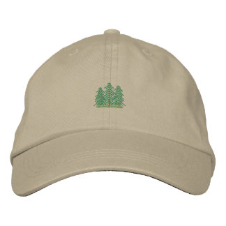 Gorra Bordada Tres Evergreens