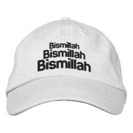 Gorra Bordada Triple tipografía de Bismillah Sombrero de Camión 