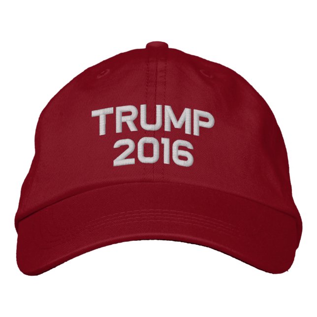 Gorra Bordada Trump 2016 (Anverso)