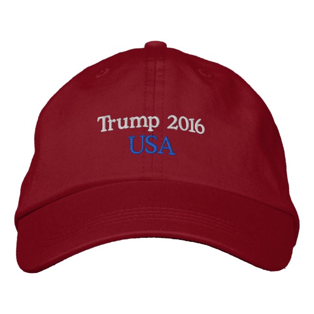 GORRA BORDADA TRUMP 2016 EE.UU. CAP (Anverso)