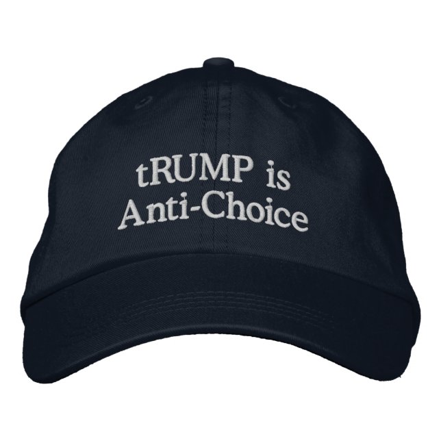 Gorra Bordada tRUMP es anti-elección (Anverso)