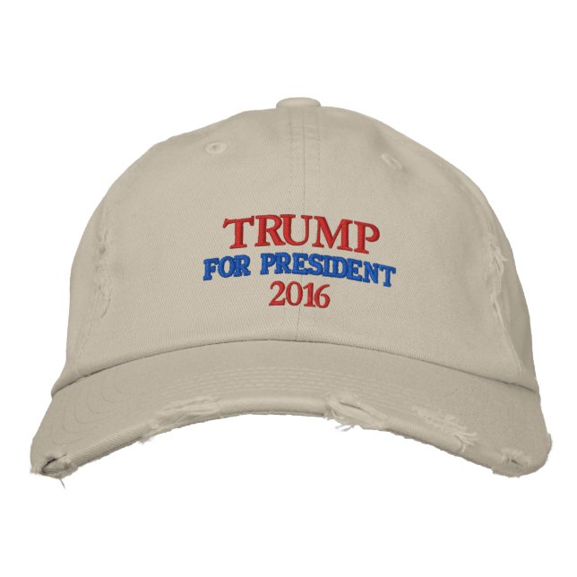 GORRA BORDADA TRUMP PARA PRESIDENTE 2016 (Anverso)