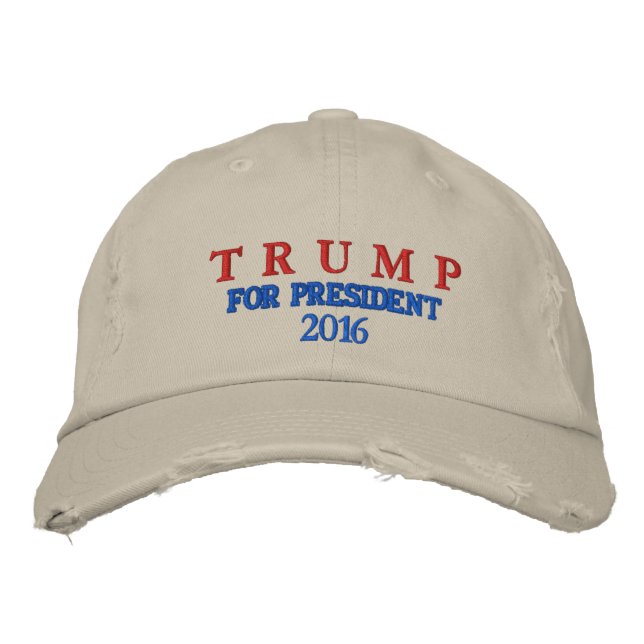 GORRA BORDADA TRUMP PARA PRESIDENTE 2016 (Anverso)