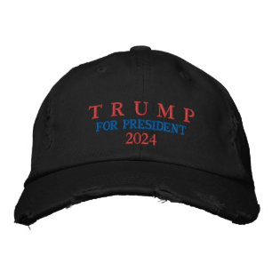 GORRA BORDADA TRUMP POR PRESIDENTE 2024 ENFRENTA A CHINO CAP