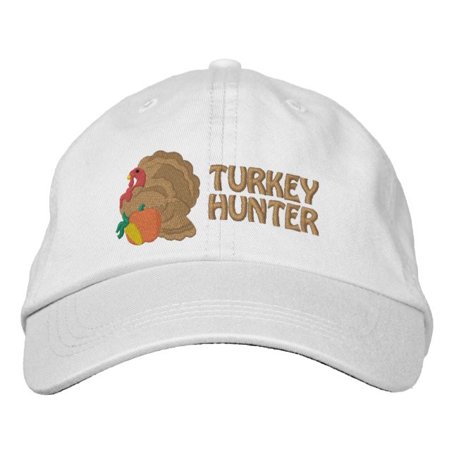 Gorra Bordada Turkey Hunter Embroidered Cap - Customizable (Anverso)