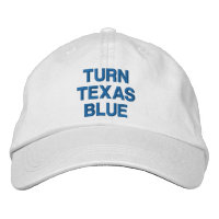 Turno al demócrata blanco azul azul azul de Texas