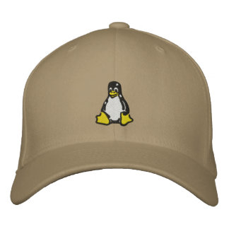 Gorra Bordada Tux de Linux