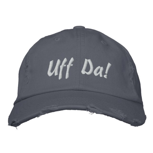 Gorra Bordada Uff Da (Anverso)